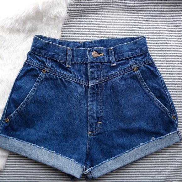 Lee Pants - [lee] vintage 90s high rise denim mom shorts